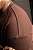 Oversized Marrom Suedine Embossing De Buenas - Imagem 7