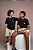 Camisa Preta Kids Algodão Suedine Logo Emborrachado - Imagem 6