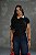 Camisa Polo Preta Feminina De Buenas Algodão Egípcio - Imagem 6