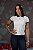 Camisa Polo Branca Feminina De Buenas Algodão Egípcio - Imagem 1