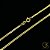 Corrente Grumet Dupla 2,5mm - Fecho Tradicional - Banhada a Ouro 18k - Imagem 1
