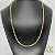 Corrente Grumet Dupla 4,5mm - Fecho Gaveta - Banhada a Ouro 18k - Imagem 2