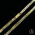 Corrente Grumet Dupla 4,5mm - Fecho Gaveta - Banhada a Ouro 18k - Imagem 1