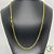 Corrente Grumet Elo Chapado 5mm - Fecho Gaveta - 60 ou 70cm - Banhada a Ouro 18k - Imagem 2