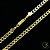 Corrente Grumet Elo Chapado 5mm - Fecho Gaveta - 60 ou 70cm - Banhada a Ouro 18k - Imagem 1