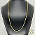 Corrente Peruana 3mm - Fecho Canhão - 60 ou 70cm - Banhada a Ouro 18k - Imagem 2