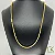 Corrente Peruana 4mm - Fecho Canhão - 60 ou 70cm - Banhada a Ouro 18k - Imagem 2
