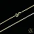 Corrente Rabo de Rato Quadrada 1,2mm - Fecho Tradicional - 50cm - Banhada a Ouro 18k - Imagem 1