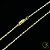 Corrente Cartier Cadeado 2mm - Fecho Canhão - Banhada a Ouro 18k - Imagem 1
