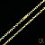 Corrente Cartier Cadeado Aberta 3mm - Fecho Canhão - 60 ou 70cm - Banhada a Ouro 18k - Imagem 1