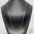 Corrente Cartier Elo Chapado 1,5mm - Fecho Tradicional - Banhada a Ouro 18k - Imagem 2