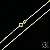 Corrente Cartier Elo Chapado 1mm - Fecho Tradicional - Banhada a Ouro 18k - Imagem 1