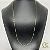 Corrente Cartier Elo Chapado 1mm - Fecho Tradicional - Banhada a Ouro 18k - Imagem 2