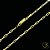 Corrente Cartier Elo Alongado 3mm - Fecho Gaveta - Banhada a Ouro 18k - Imagem 1