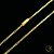 Corrente Veneziana 2mm - Fecho Gaveta - 60 ou 70cm - Banhada a Ouro 18k - Imagem 1
