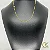 Corrente Cordão Baiano 1,8mm - Fecho Tradicional - Banhada a Ouro 18k - Imagem 2