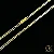 Corrente Piastrine 2,5mm - Fecho Gaveta - 70cm - Banhada a Ouro 18k - Imagem 1