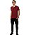 Camiseta Masculina Modal Gola V Vinho - Imagem 2