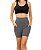 Shorts Feminino com Bolsos Cinza - Imagem 1