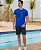 Camiseta Dry Masculina Costela de Adão Azul - Imagem 3
