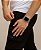 Calça Slim Com Bolso Cargo Preta - Imagem 2