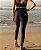 Calça Legging Cós Alto Textura Preta - Imagem 6