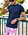 Camiseta Masculina Térmica Dry Beach Marinho - Imagem 3