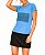 Camiseta Térmica Feminina Grafismo Azul - Imagem 1