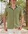Camisa Slim Algodão Verde - Imagem 1