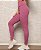Calça Legging Feminina Com Bolsos Amplos Rosa - Imagem 2