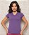 Camiseta Feminina Graphic Roxa - Imagem 1