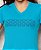 Camiseta Feminina Dry Lithe Shell Azul Turquesa - Imagem 2