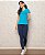 Camiseta Feminina Dry Lithe Shell Azul Turquesa - Imagem 6