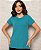 Camiseta Dry Feminina Aqua Verde - Imagem 3
