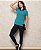 Camiseta Dry Feminina Aqua Verde - Imagem 5