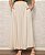 Saia Longa Feminina Old Money Areia - Imagem 3
