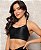 Top Feminino Lithe Franzido Preto - Imagem 1