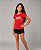 Camiseta Dry Infantil Slim Dolphin Vermelho - Imagem 2