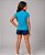 Camiseta Infantil Dry Lithe Shell Azul Turquesa - Imagem 3