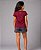 Baby Look Térmica Infantil Mandala Vinho - Imagem 3