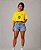 Cropped Oversized Amarelo Brasil - Imagem 2
