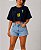 Cropped Oversized Marinho Brasil - Imagem 1