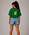 Cropped Infantil Verde Brasil - Imagem 3