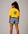 Cropped Infantil Amarelo Brasil - Imagem 3