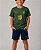 Camiseta Dry Infantil Verde Musgo Brasil - Imagem 1