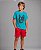 Camiseta Algodao Infantil Bulldog Azul - Imagem 2