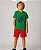 Camiseta Algodao Infantil Bulldog Verde - Imagem 2
