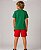 Camiseta Algodao Infantil Bulldog Verde - Imagem 3