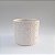 Vaso de Cerâmica Branco Relevo Floral - Imagem 1