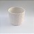 Vaso de Cerâmica Branco Relevo Floral - Imagem 2